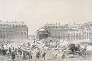 Upadek kolumny Vendome podczas komuny